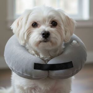 Pet Recovery Protective Inflatable Collar for Small Dogs and Cats Soft